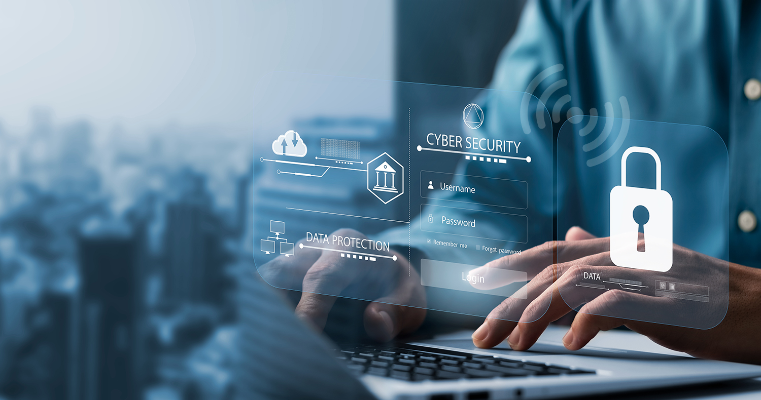 cybersecurity concept, user privacy security and encryption, sec