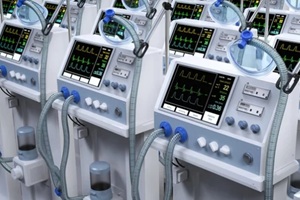 group of ventilator machines