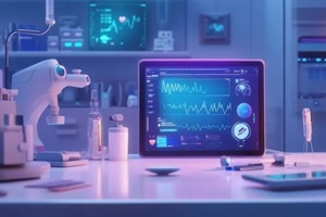 various medical equipments in a lab